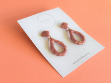 Load image into Gallery viewer, Random Resin - Dusty Pink Frill Dangle
