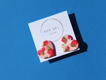 Load image into Gallery viewer, STRAWBERRY KISSES - Heart Stud
