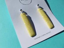 Load image into Gallery viewer, MONET MOMENT - Lemon Stick Dangle with silver ball top
