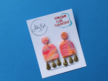Load image into Gallery viewer, ADA BEL x COLOUR FOR COUNTRY - Arch dangle with Glitter Drops
